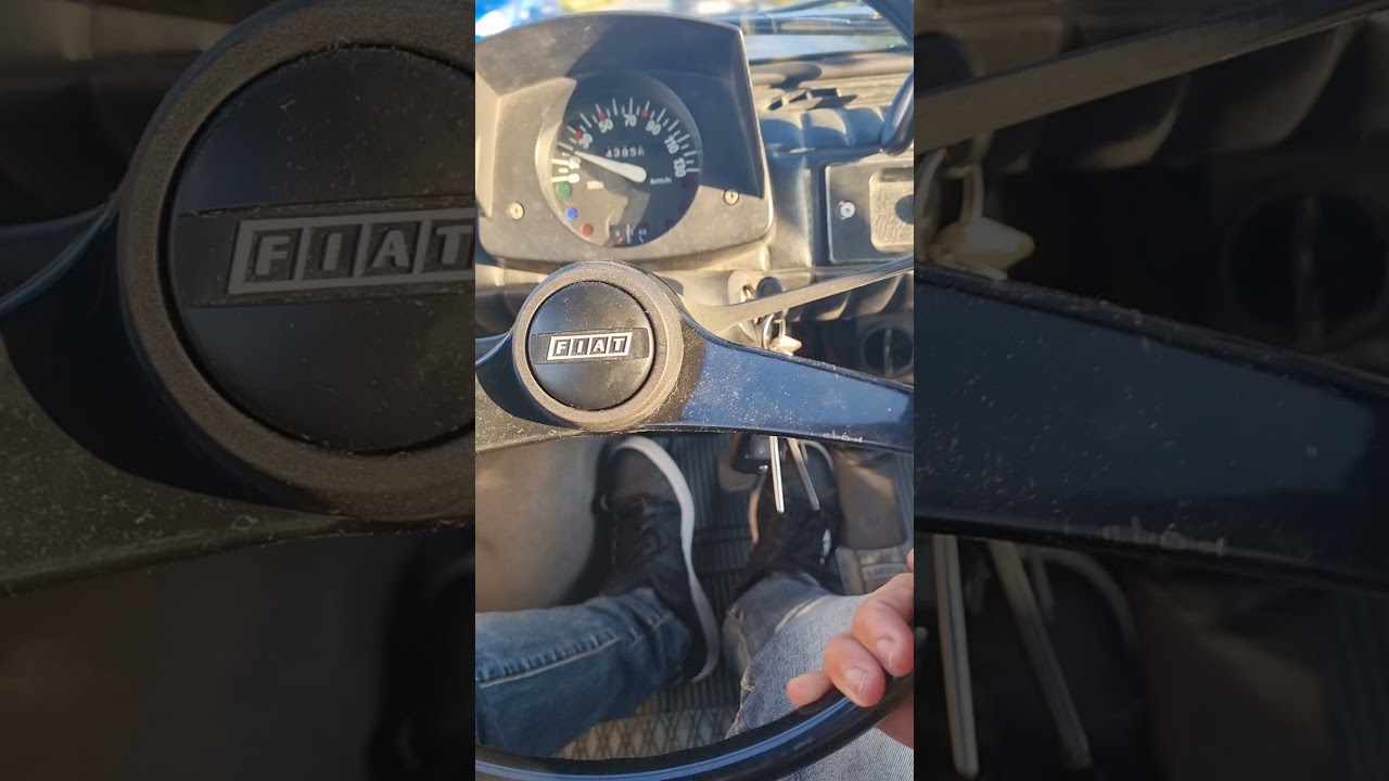 Fiat 126 prima serie ( in coda per andare a lavoro)