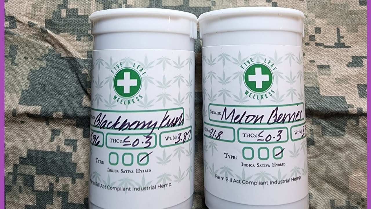 CBD Unboxing - Blackberry Kush & Melon Berries from Five Leaf Wellness