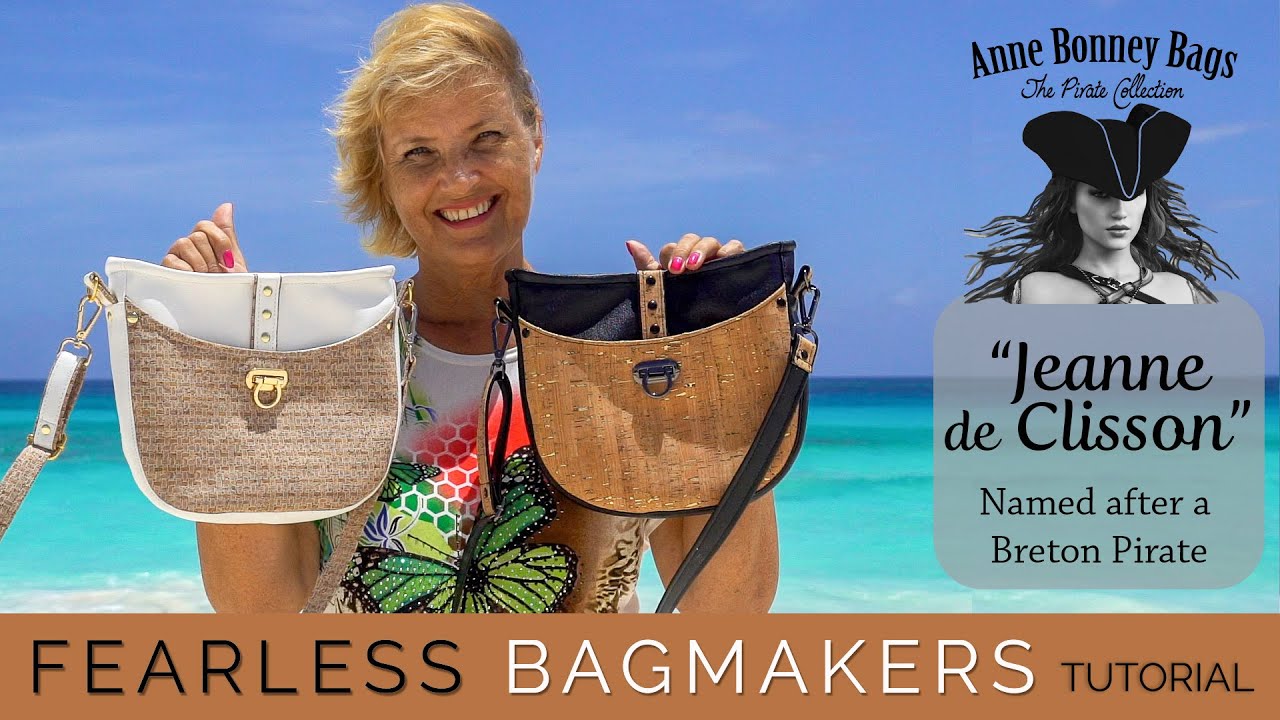 Bag Making Tutorial - Sew Your Own Crossbody Bag - DIY Crossbody Bag - Jeanne From Anne Bonney Bags