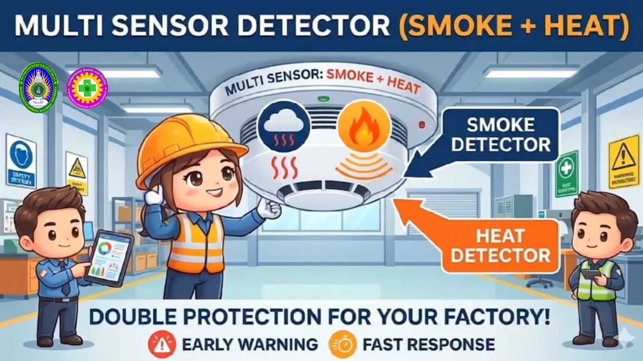 MULTI SENSOR DETECTOR (SMOKE + HEAT)