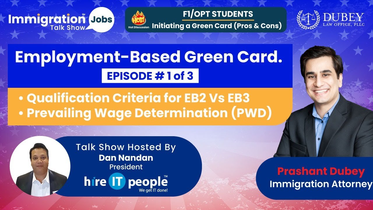 Employment Based Green Card Process | Immigration Attorney | Episode # 1