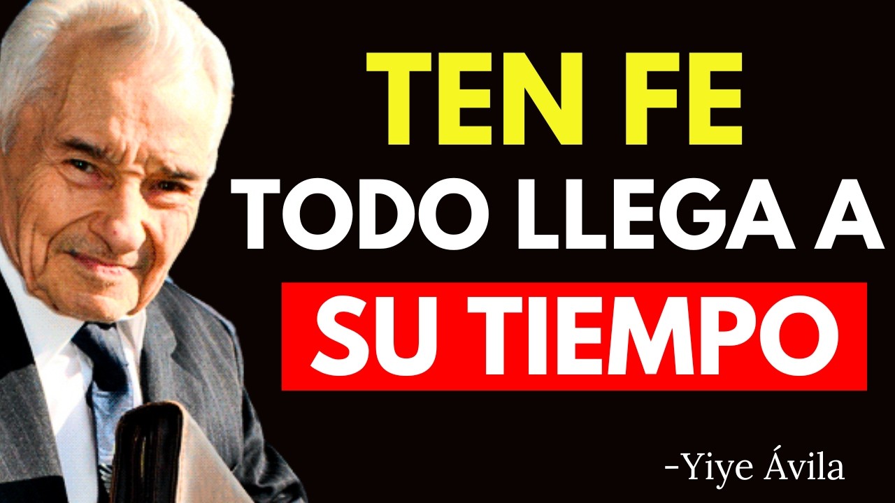 El TIEMPO de Dios es PERFECTO y SABIO, ESPERA Y CONFÍA | Yiye Ávila