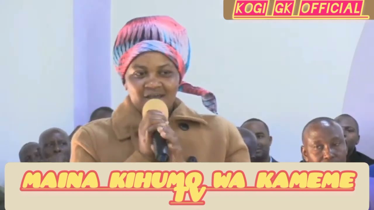 Maina Kihumo WA Kameme tv Kuina rwimbo na ku introduce mutumia wake Kanithaini WA ATEGI A ANDU