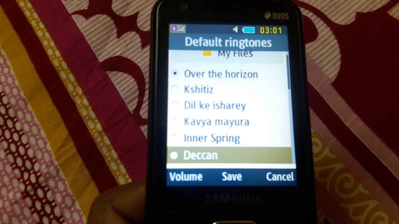 Samsung metro B355E ringtones