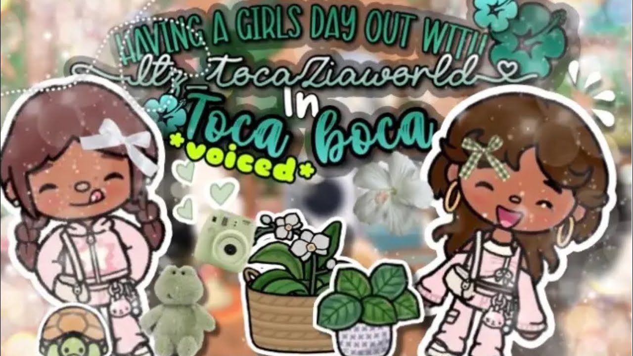🥭🌴 Zia had a Girls Day Out with.. @iicamilastoca in Toca Boca *chaotic*