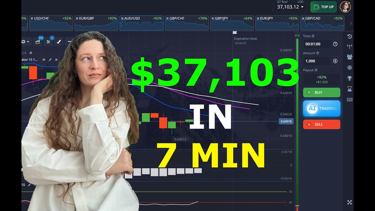 $37,103 за 7 минут | Лучшая стратегия торговли карманными опционами