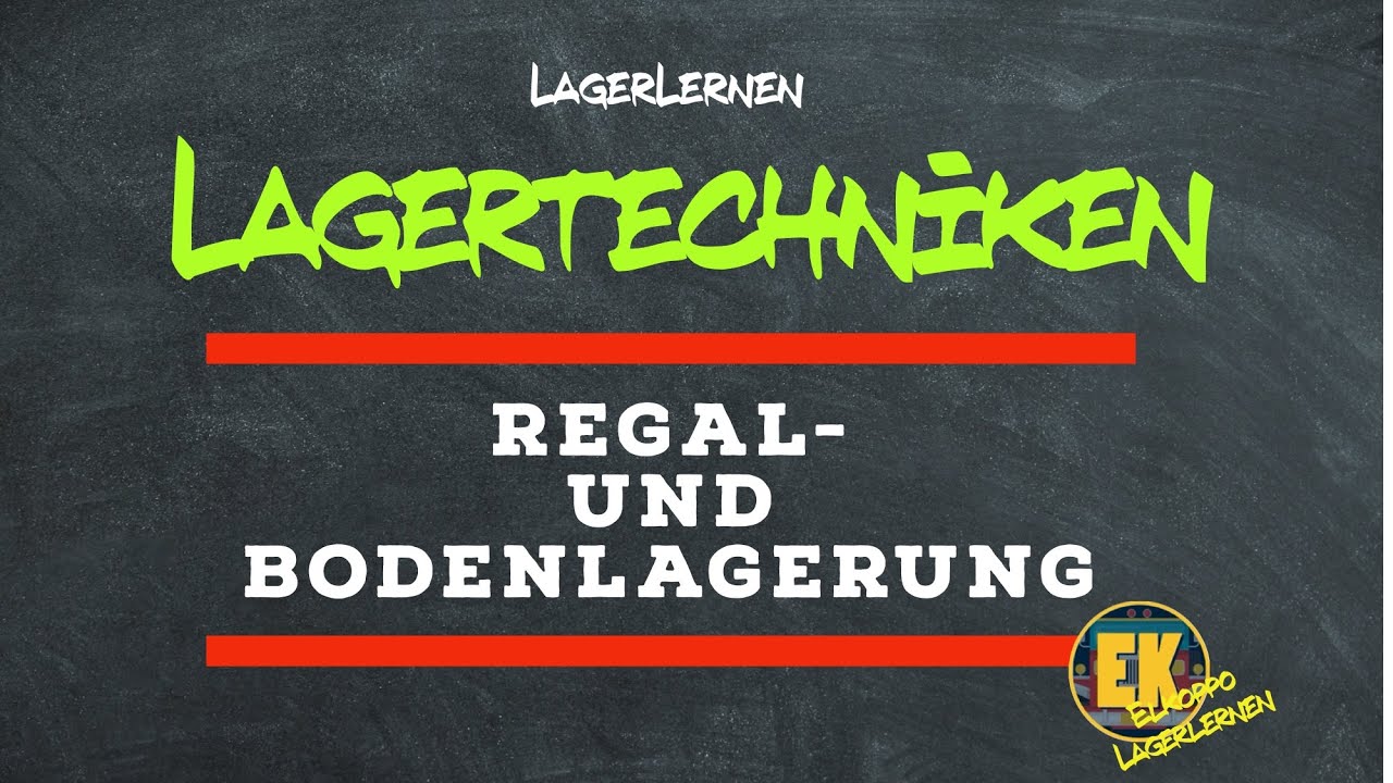 Lagertechniken: Regal- und Bodenlagerung