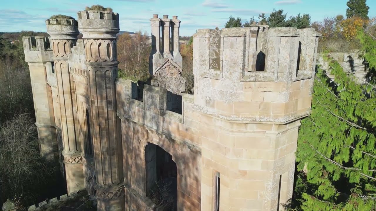 Crawford Priory Mansion House, Springfield, Fife (Drone Flight)🏠🛠️