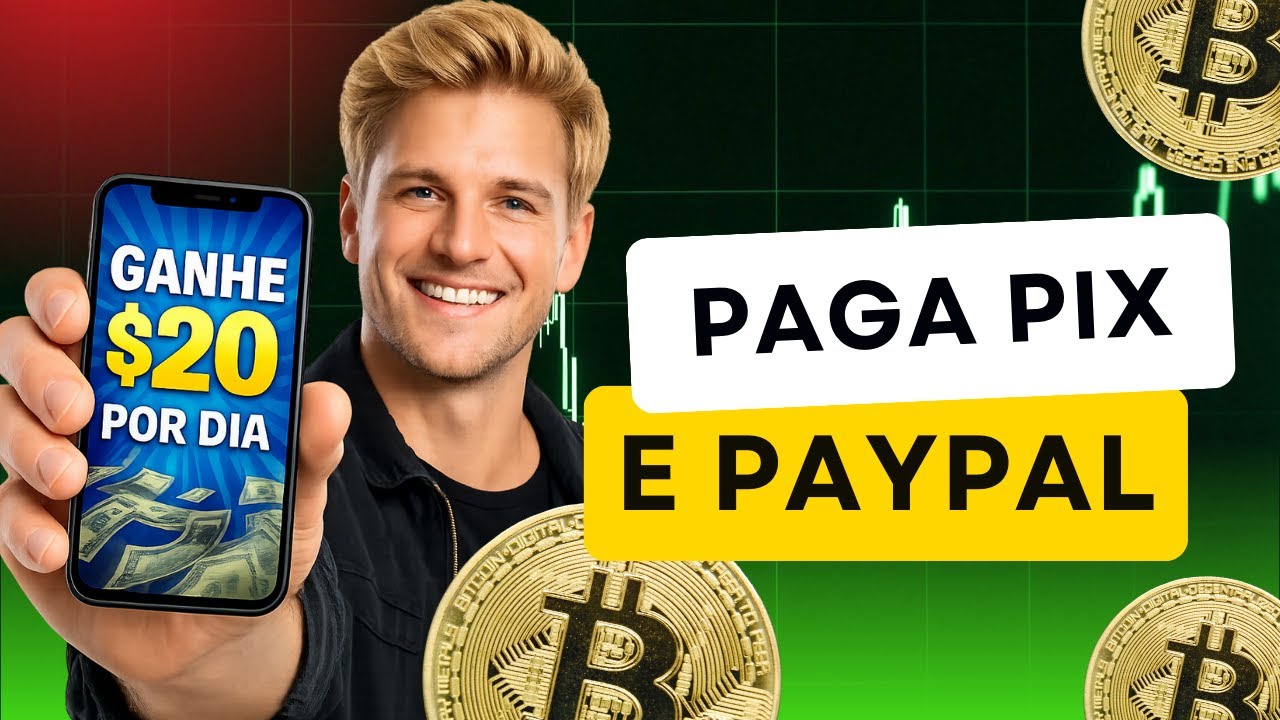 Ganhe Dinheiro e Criptomoedas com Tarefas Divertidas no Pix ou Paypal