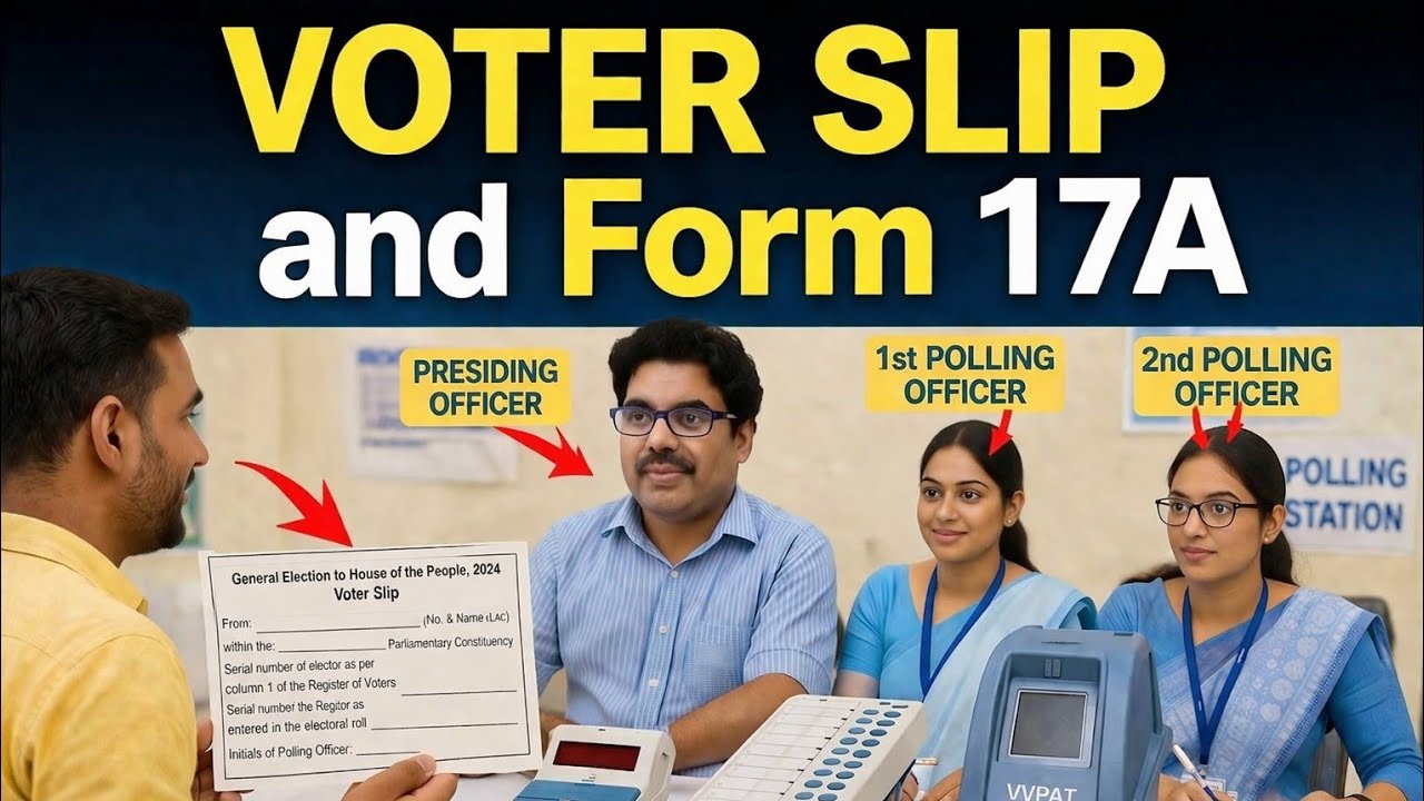 #VOTE20 | VOTER SLIP & Form 17A | How to FILL | Assembly Election 2026 |