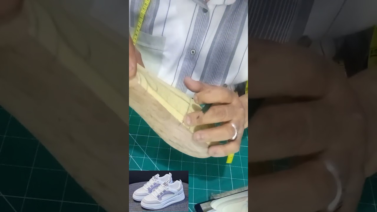كورس تعليم الأحذية:كيفية رسم باترون كوتشى حريمى (جزء رقم 1)