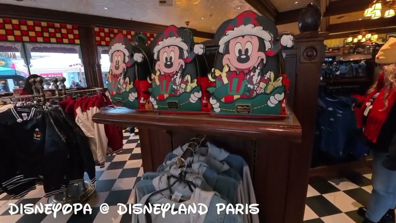 MAIN STREET MOTORS - SHOP WALK THROUGH - Disneyland Paris - DisneyOpa