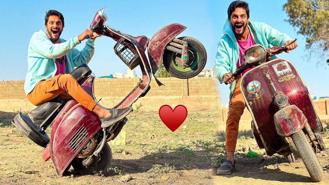 ALHAMDULILLAH 50 SAAL PORANI DREAM BIKE LELI😍| Channo | Mishkat Khan
