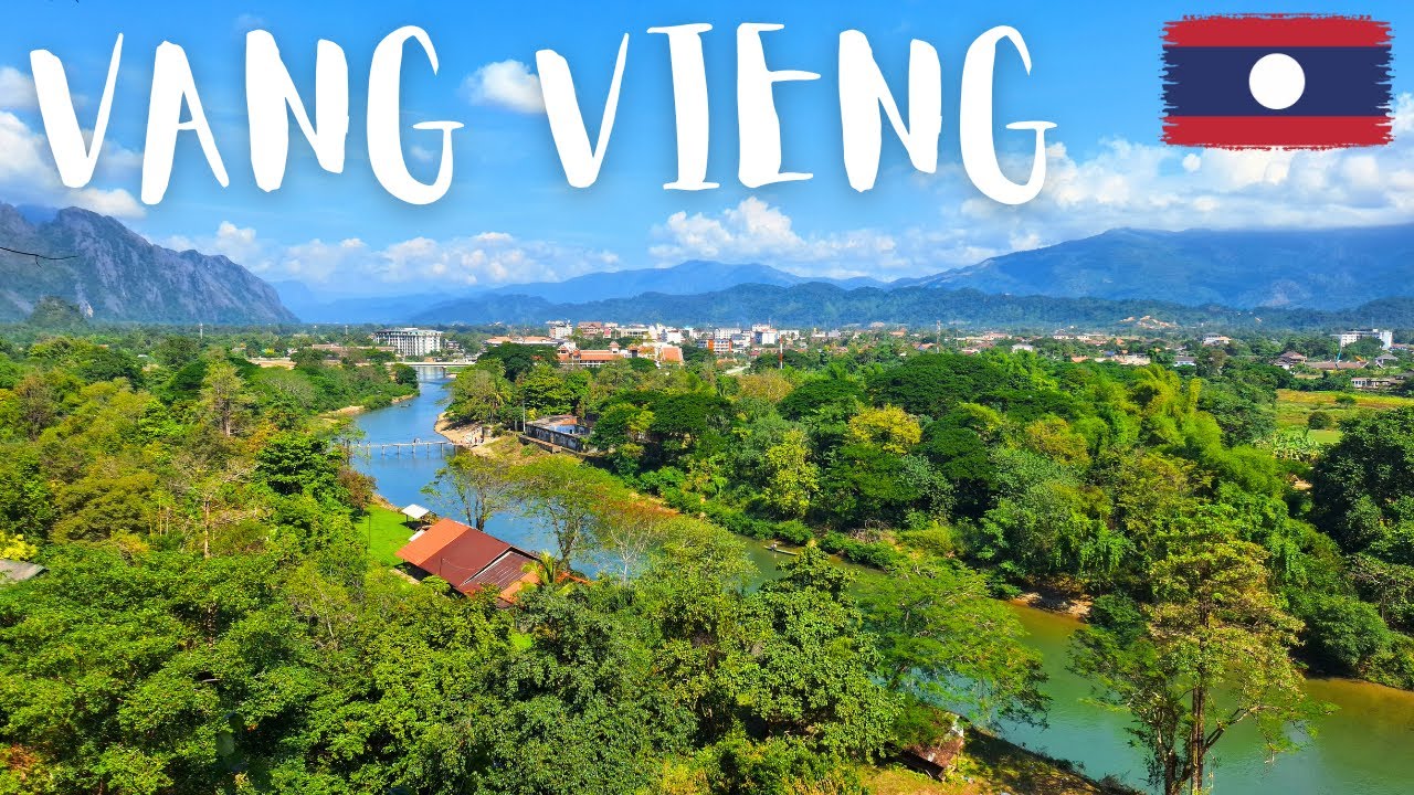 Lovely Laos: Vang Vieng - Laos Party Capital | Caves | Lagoons | Activities | ວັງວຽງ