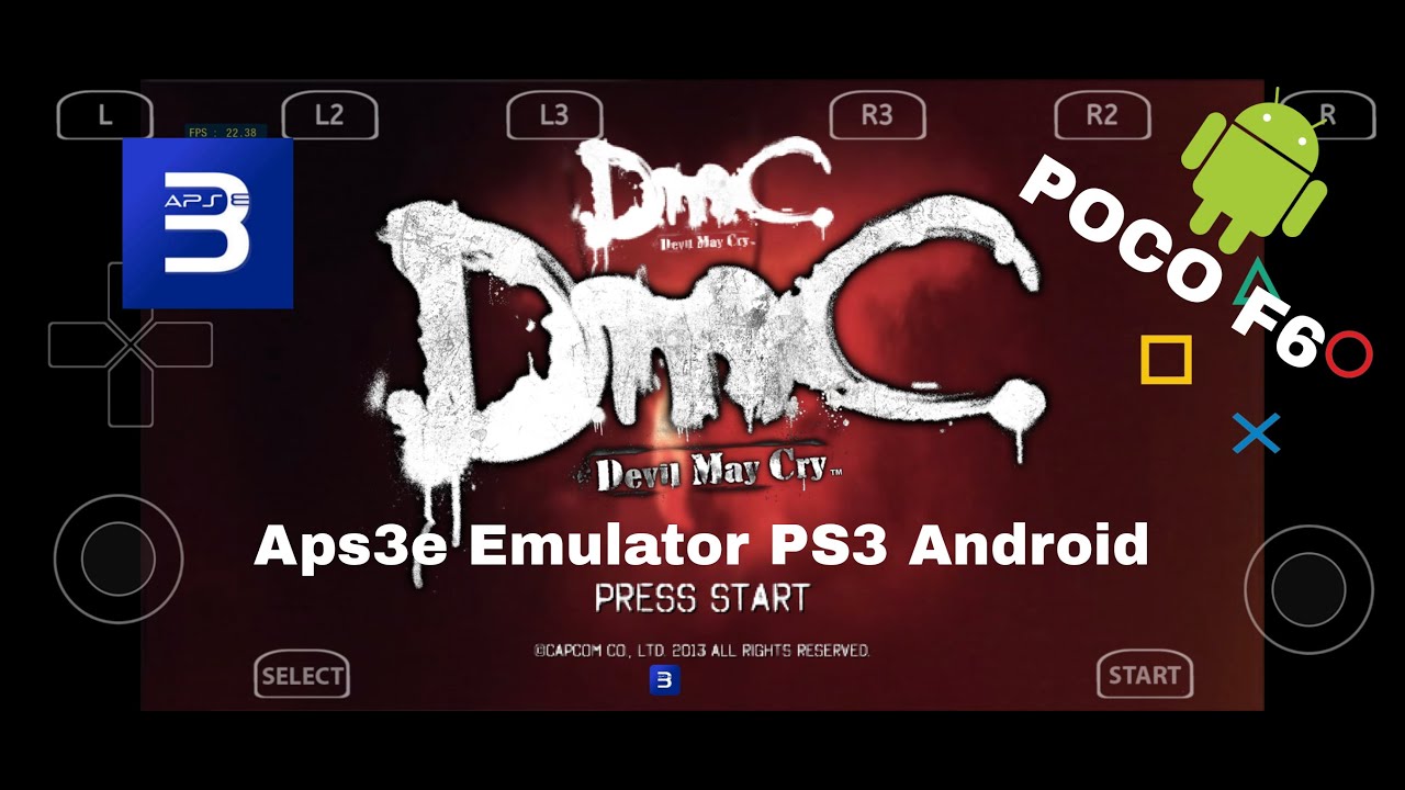 DMC Devil May Cry - Aps3e Emulator Android Game Test Poco F6