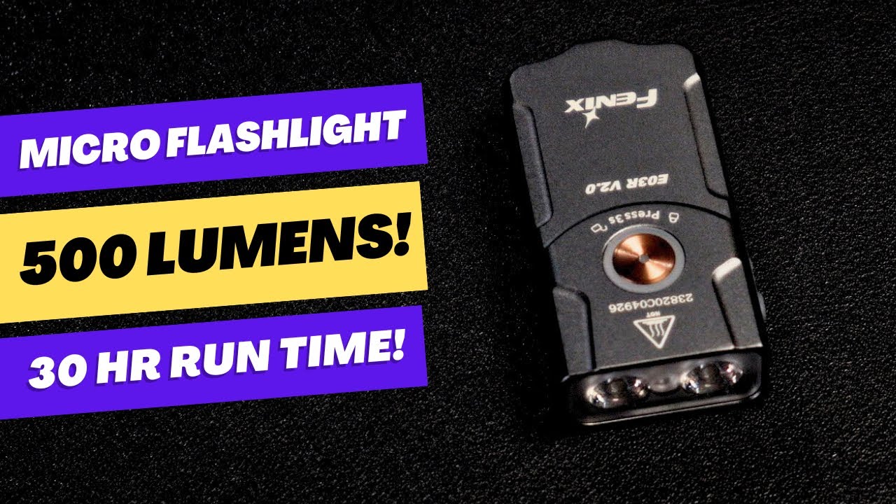 The FENIX E03R v2 - Micro-Lights Are Changing the Game Forever!