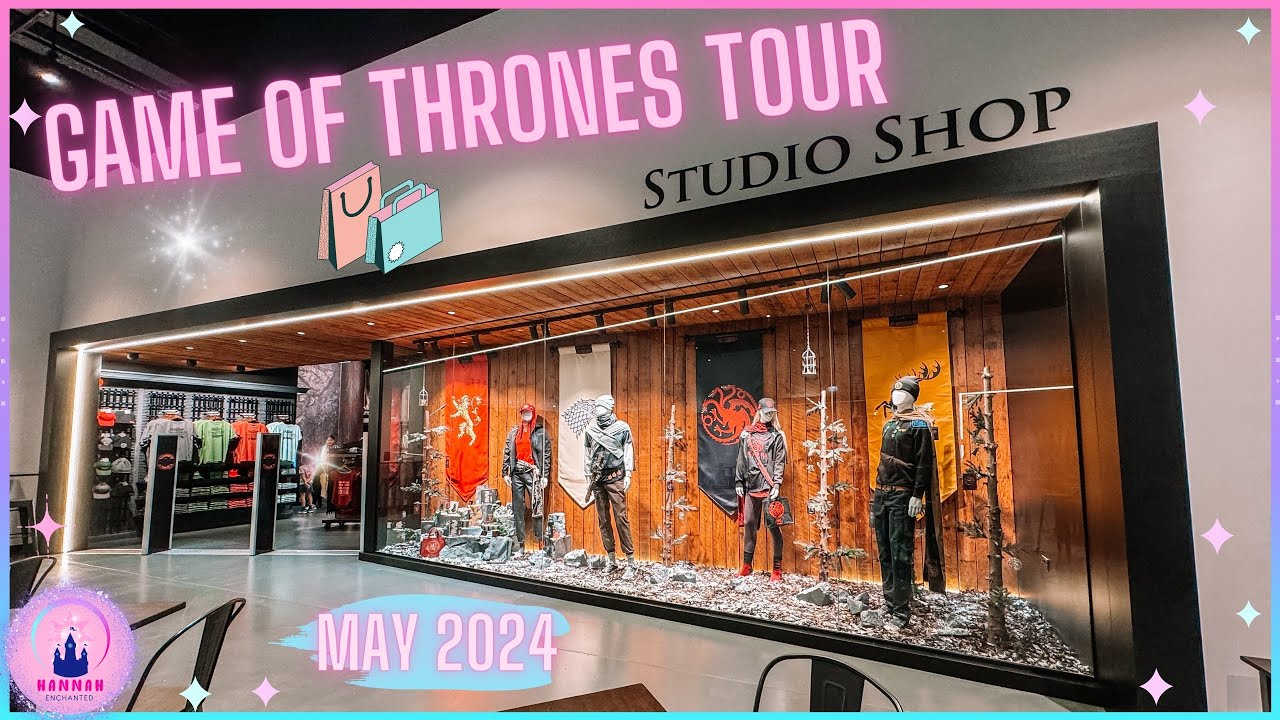 Game Of Thrones Studio Tour Gift Shop Vlog May 2024 Come Shop With Me Targaryen Haul Stark Lannister