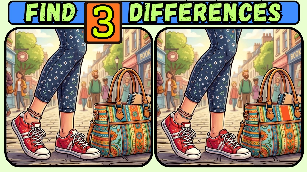 🧩 Spot the Difference Puzzle №4 | Can You Find All the Differences?