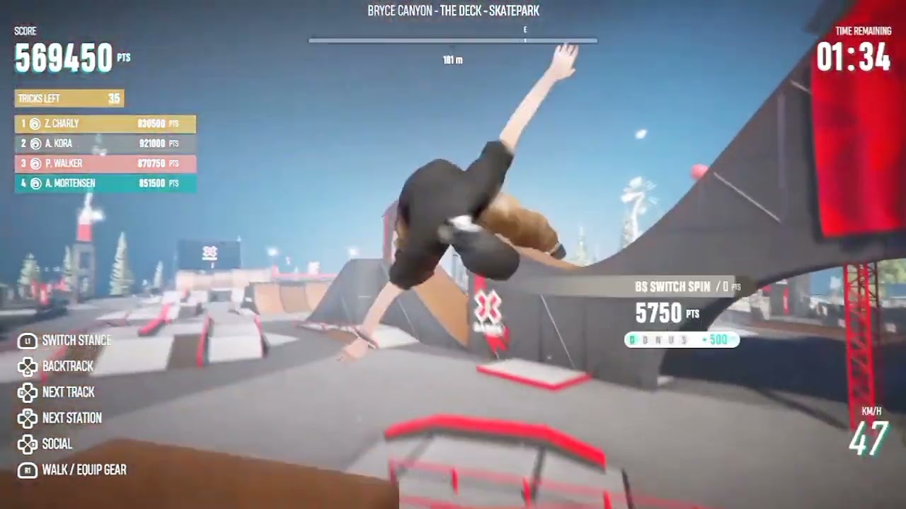 Riders Republic - Winning the Gold Skateboard Elite X Games First Place