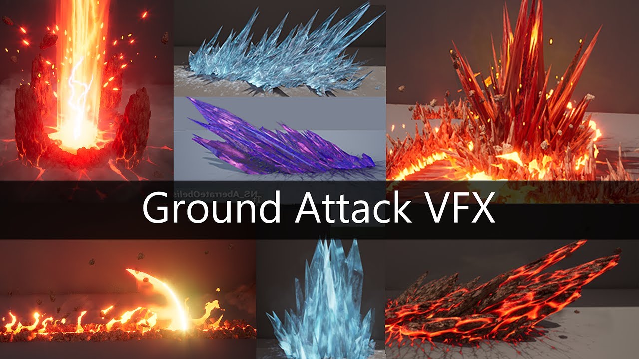 Ground Attack VFX (with SFX )