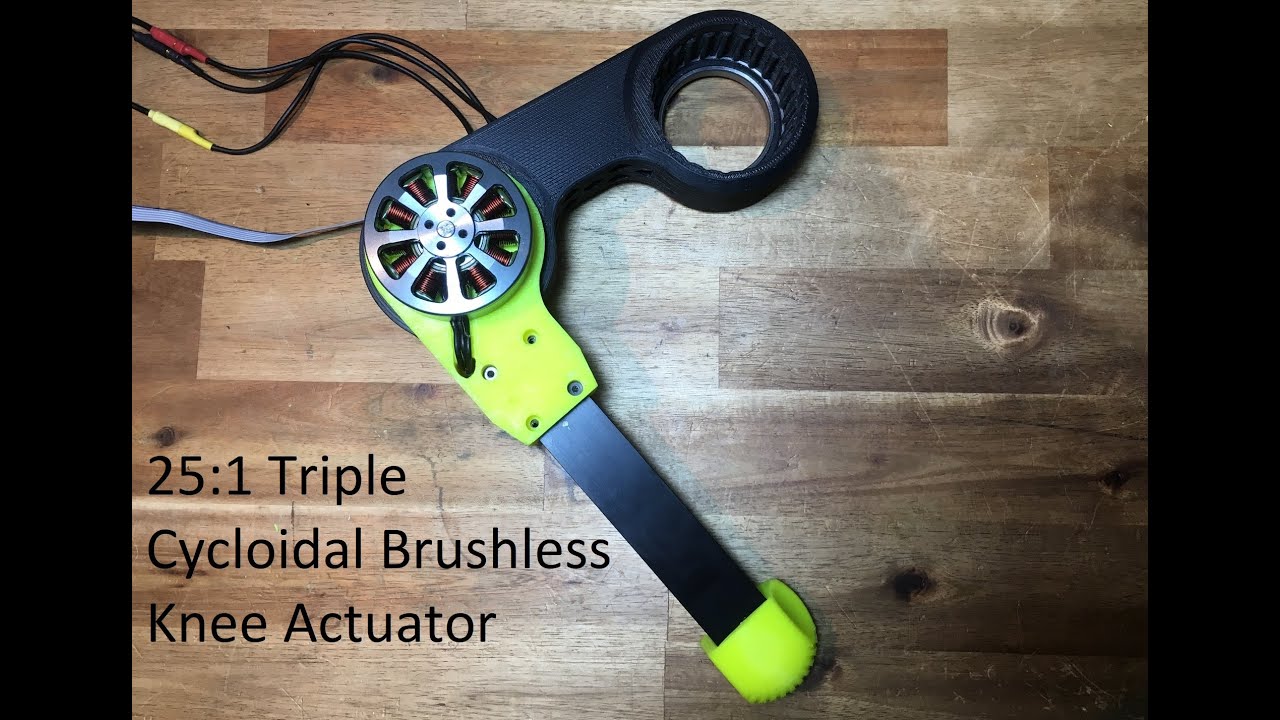 Simple Cycloidal Robot Knee