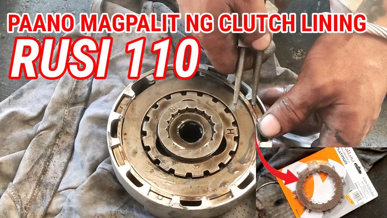 How to change clutch lining Rusi 110