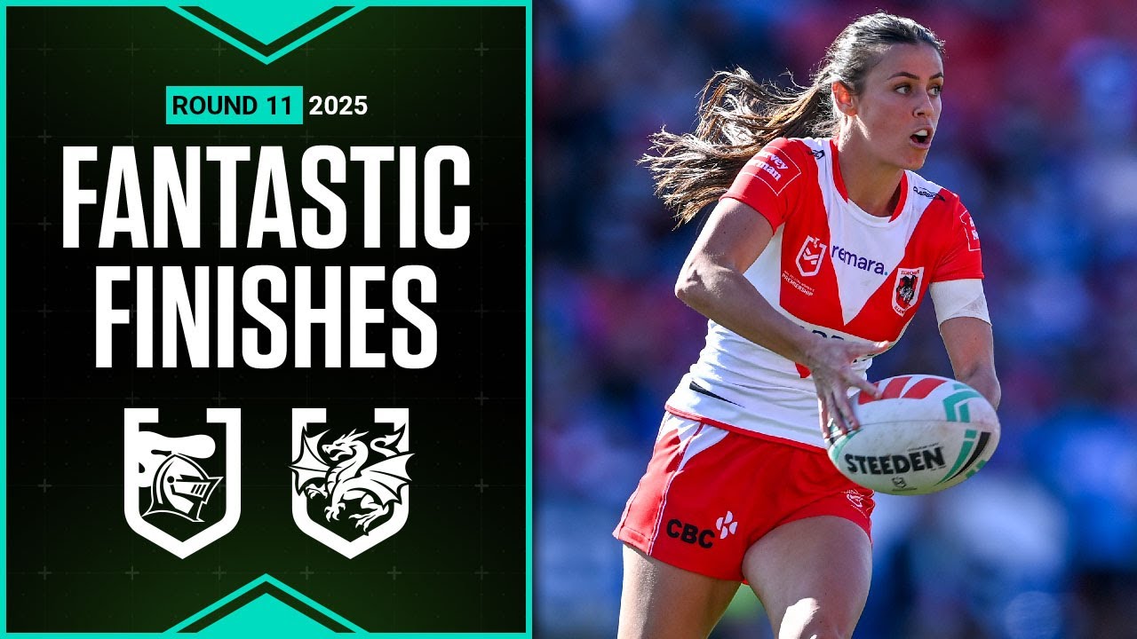 Best NRLW finishes of 2025: Knights v Dragons - Round 11