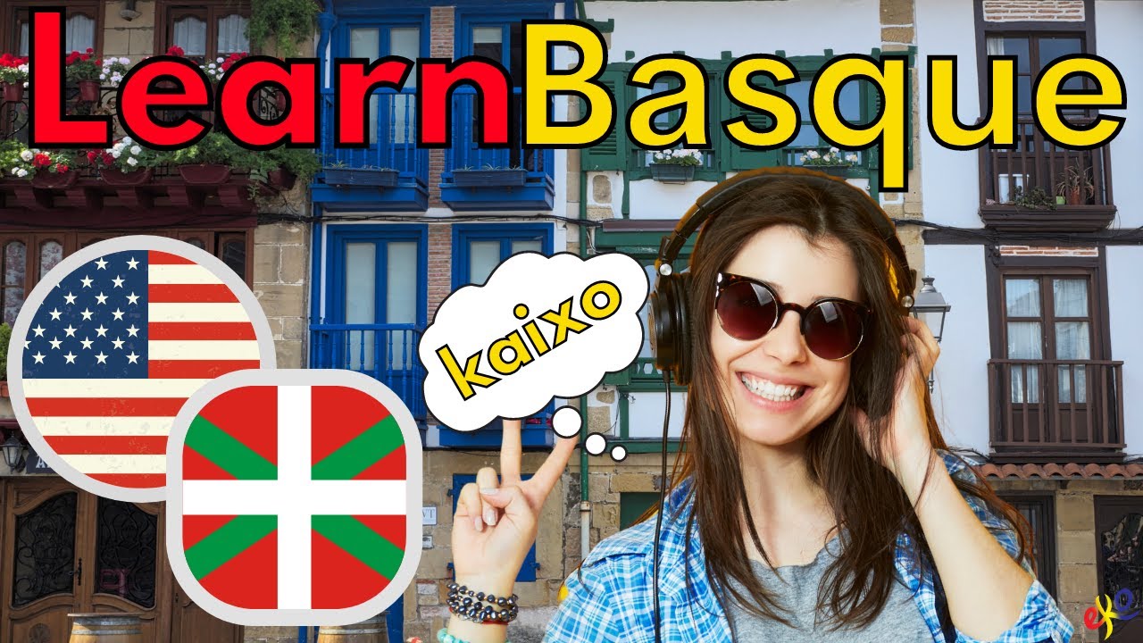 Learn Basque While You Sleep 😀 Most Important Basque Phrases and Words 😀 English/Basque (8 Hours)