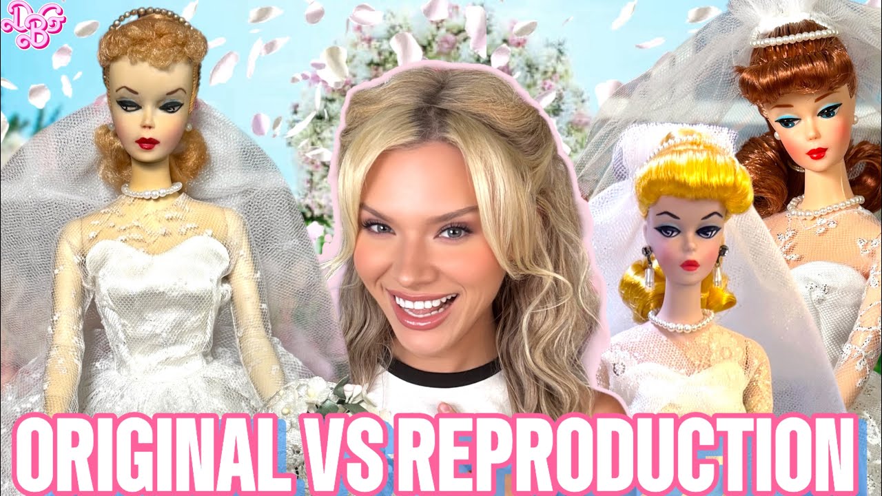 1959 WEDDING DAY BARBIE COMPARISON! 1989 WEDDING PARTY BARBIE RESTORATION! VINTAGE BARBIE REVIEW!