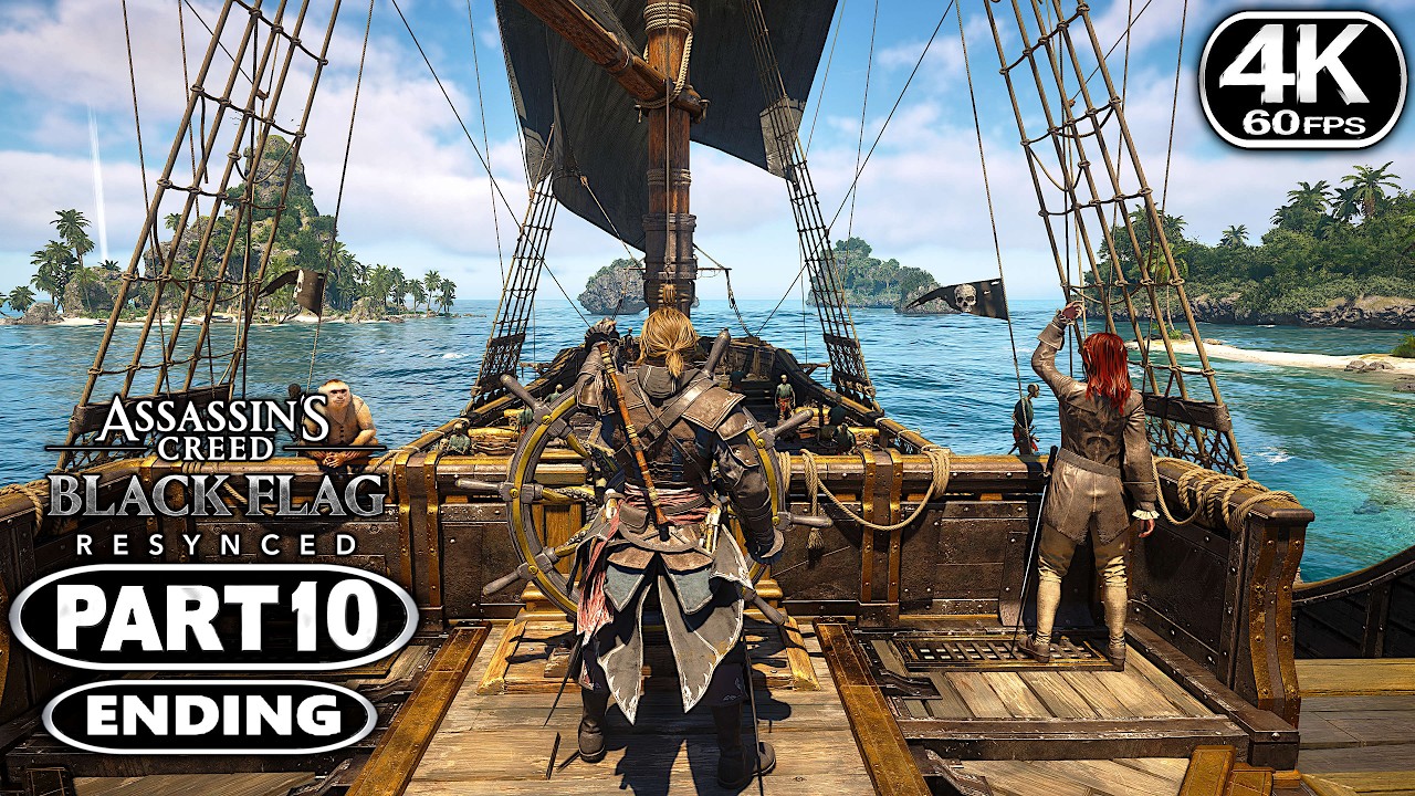Assassin's Creed Black Flag Resynced Gameplay Walkthrough Part 10 ENDING - PC 4K 60FPS No Commentary