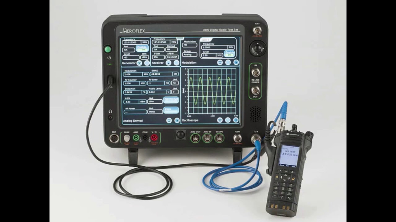 How to Use the AutoTest Feature on the Aeroflex 8800SX Digital Radio Test Set