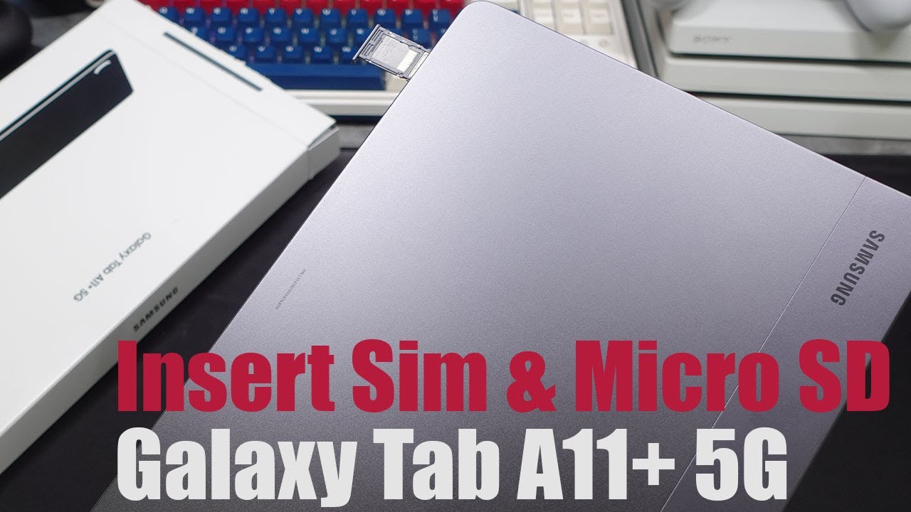 How To Insert Sim & Micro SD on Galaxy Tab A11 Plus 5G