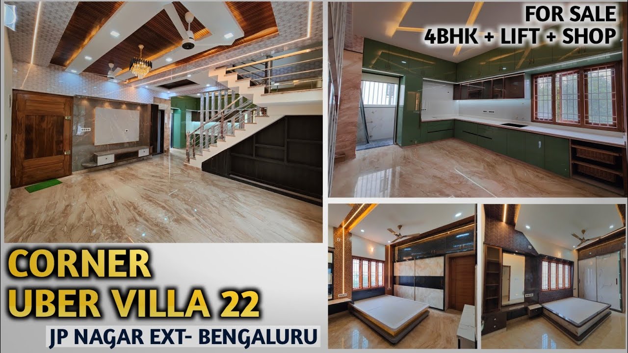 Uber Villa 22 | 4BHK with Lift & Shop For Sale JPN Ext Bengaluru