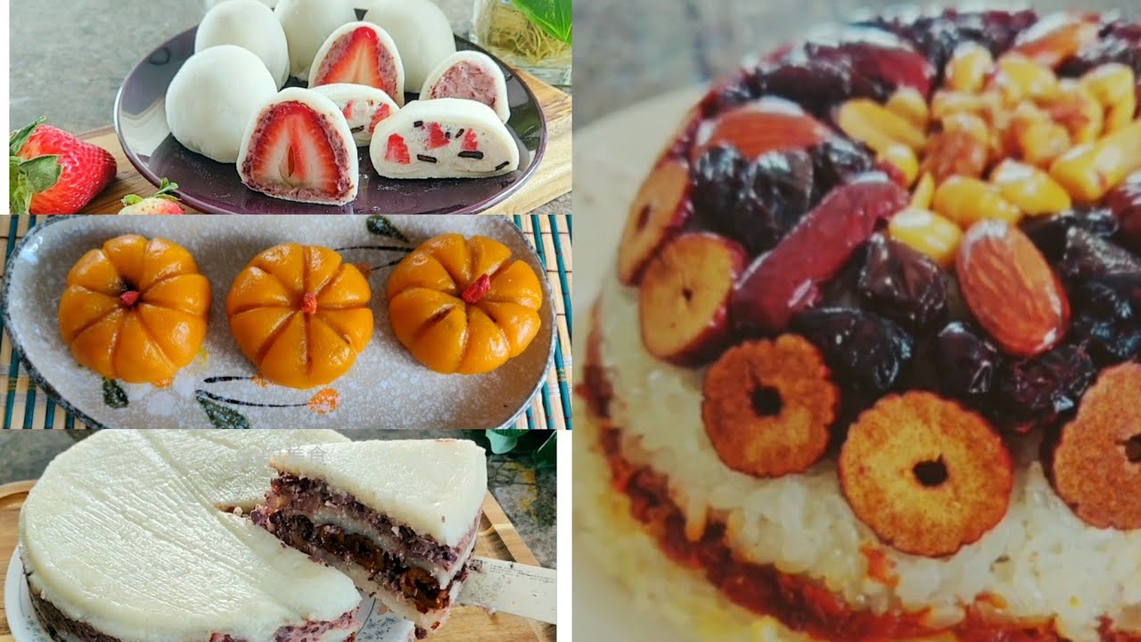 过年必吃年糕, 5款漂亮又好吃的年糕做法|5  glutinous rice cake recipe for Chinese New Year