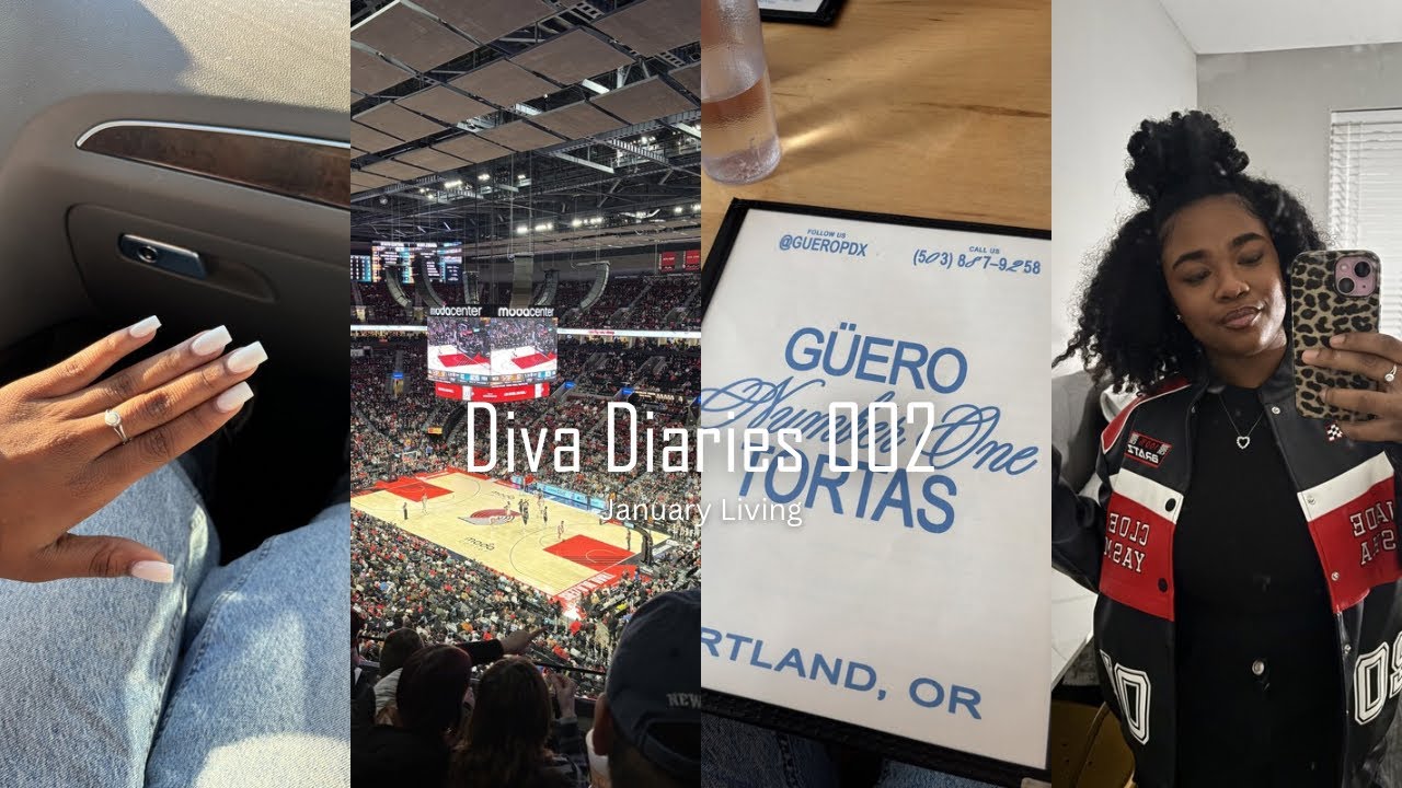 Diva Diaries 002 :D | Basketball Game, Maintenance, Nails, Hair, & More