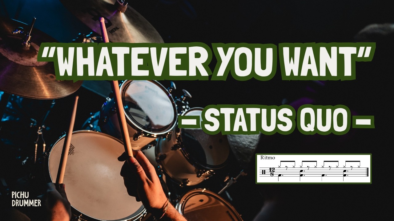 🥁WHATEVER YOU WANT - Status Quo (DRUM COVER) BATERÍA