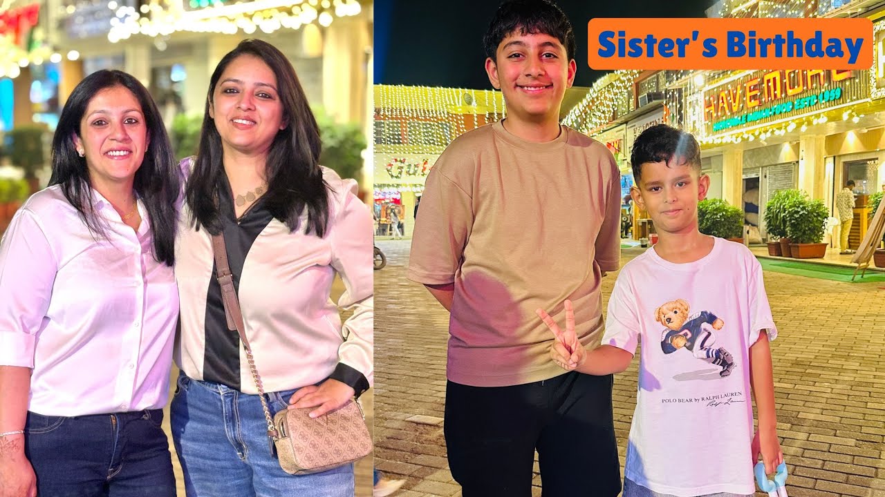 Sister's Birthday & Choti Diwali Celebration