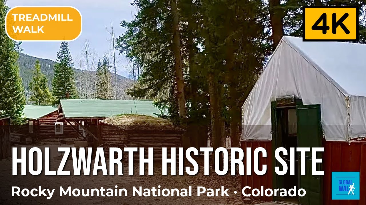 Easy Hike at Holzwarth Historic Site | Rocky Mountain National Park Treadmill Scenery [Virtual Walk]