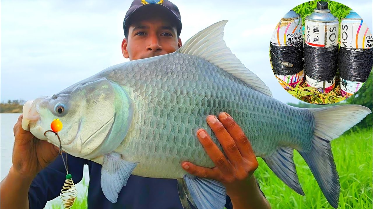 Bottle Hook Fishing | Biggest Katla Fish Catching | Fishing Videos | Indian Fishing Videos