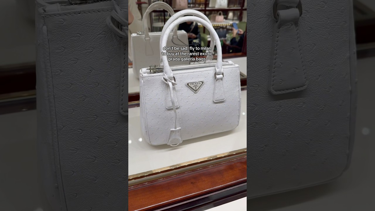 RARE PRADA BAGS #prada #pradabag #pradagalleria #pradanylon #pradasaffiano #luxurybag #designerbag