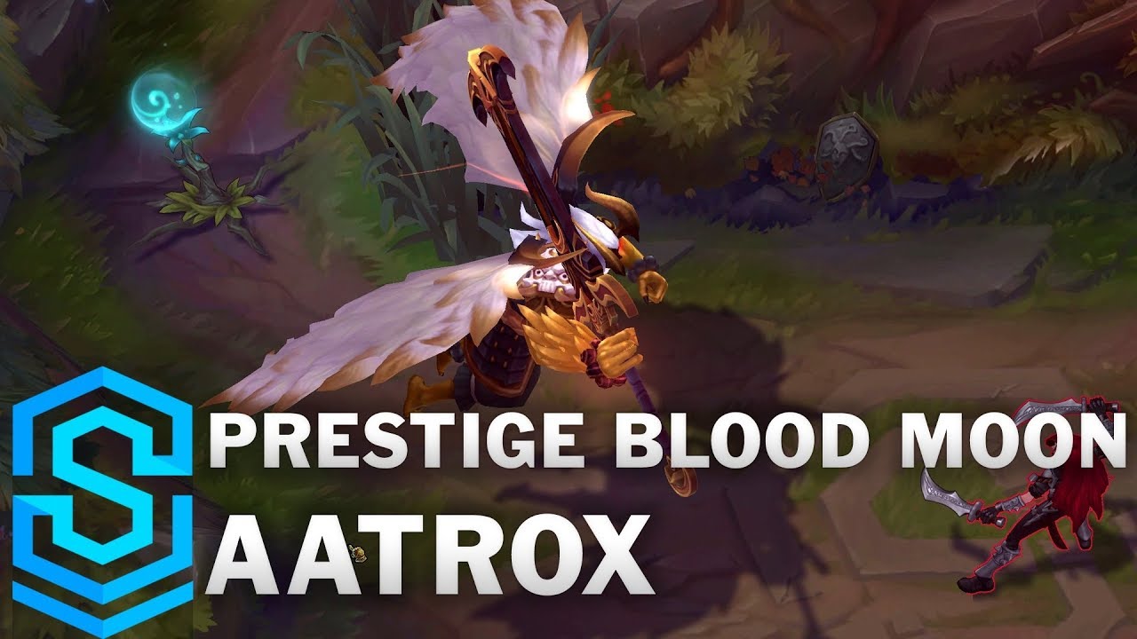 Prestige Blood Moon Aatrox Skin Spotlight - League of Legends