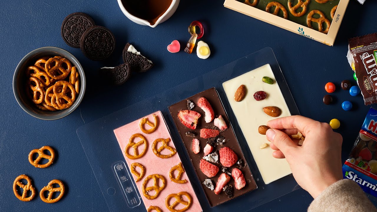 [Eng] 발렌타인데이 선물 예쁜 수제 초콜릿 만들기 Super easy 9 different DIY bark chocolates