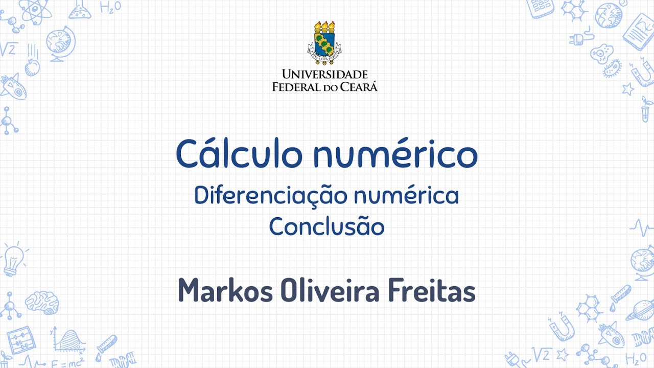 065 - Diferenciação numérica - Conclusão