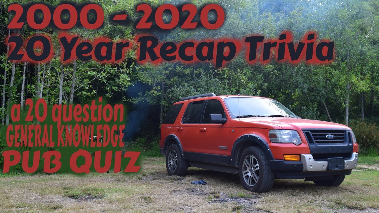 2000-2020 Random Trivia Quiz -20 Questions -First 20 Years of the 2000's (ROAD TRIpVIA- Episode 362)