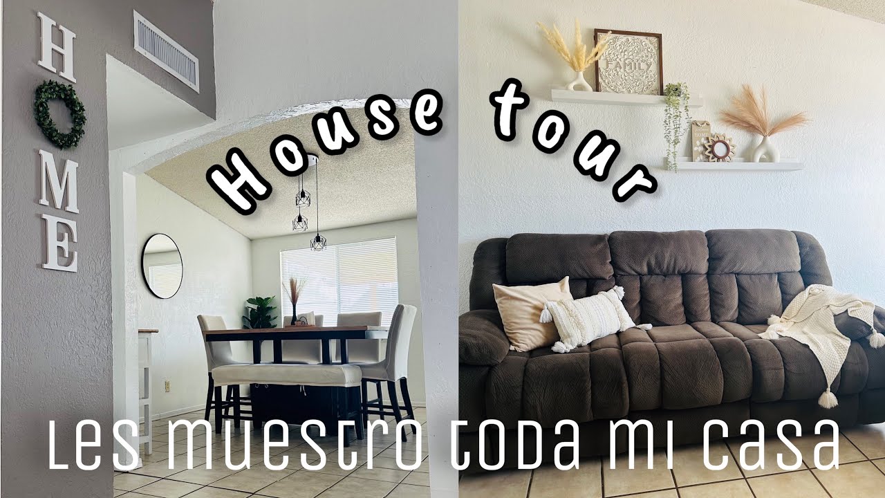 HOUSE TOUR DE NUESTRA CASA 🏡🩷 LES MUESTRO TODA NUESTRA CASA | CASA PEQUEÑA EN USA 🇺🇸