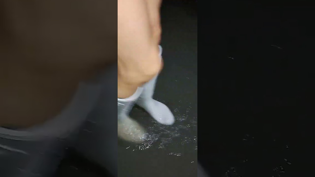 青空コーデ(雨の日ver.)で夜のお散歩