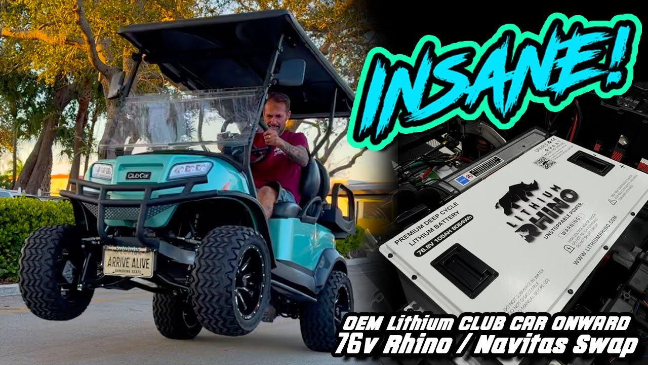 EP 130 - We Gutted a 2025 OEM Lithium Onward!  76 Lithium Rhino & Navitas Conversion! Massive Power!