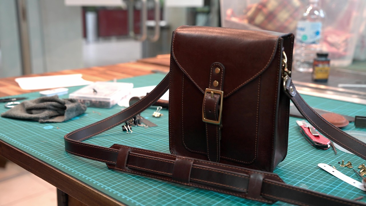 Making a Handmade Leather Bag | The Leather Trading Co.