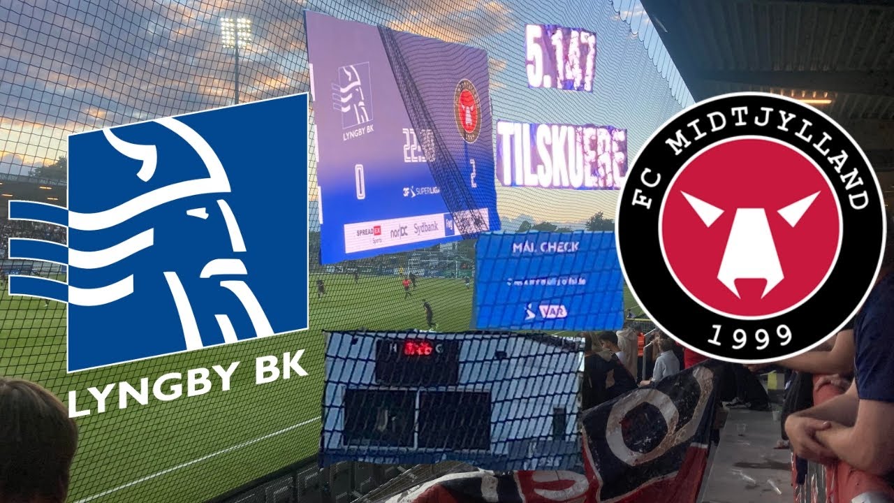 Pinligt af FCM som smider en 3-0 føring Lyngby Boldklub Fc Midtjylland