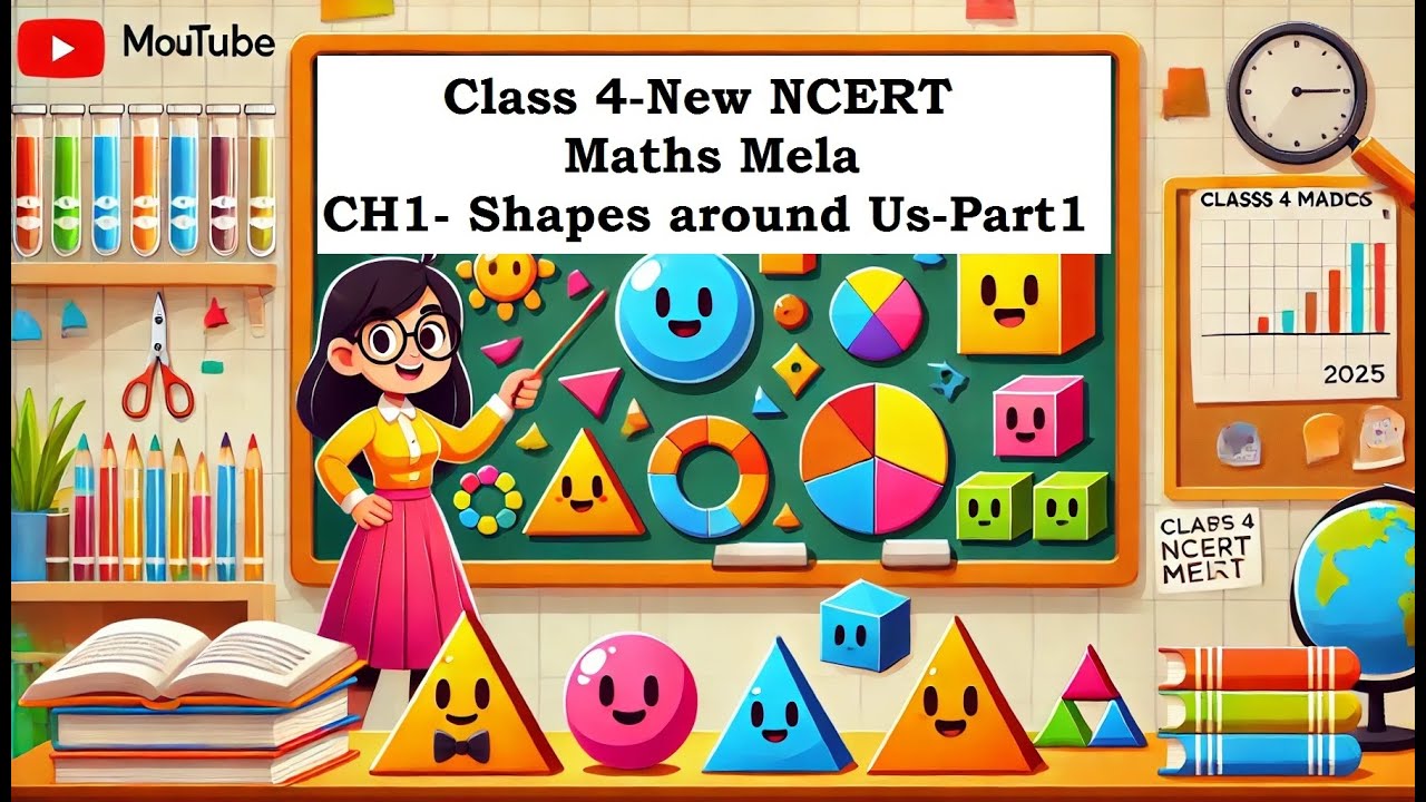 SHAPES AROUND US | PART 1 | CLASS 4 MATHS | CHAPTER 1 | MATHS MELA | NEW NCERT |2025